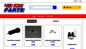 What 45kmparts.nl website looked like in 2021 (3 years ago)