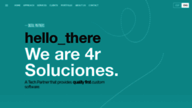 What 4rsoluciones.com website looked like in 2021 (3 years ago)