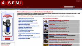 What 4semi.com website looked like in 2021 (3 years ago)
