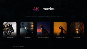 What 4kmovies.co website looked like in 2021 (3 years ago)