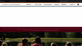 What 4h.tennessee.edu website looked like in 2021 (3 years ago)