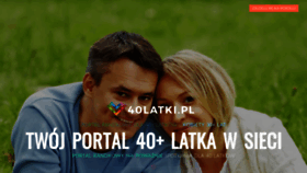 What 40latki.pl website looked like in 2021 (2 years ago)