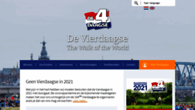 What 4daagse.nl website looked like in 2021 (2 years ago)