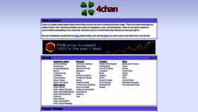 What 4channel.org website looked like in 2021 (2 years ago)