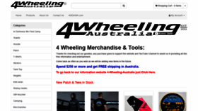 What 4wheeling-merchandise.com.au website looked like in 2021 (2 years ago)