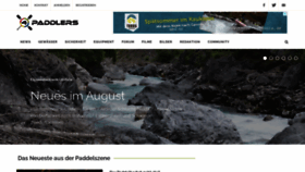 What 4-paddlers.com website looked like in 2021 (2 years ago)