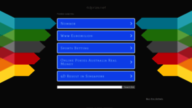 What 4dprize.net website looked like in 2021 (4 years ago)