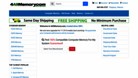What 4allmemory.com website looked like in 2021 (2 years ago)