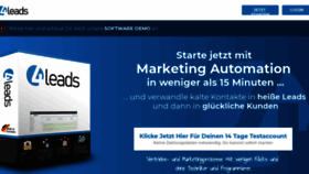 What 4leads.de website looked like in 2021 (2 years ago)