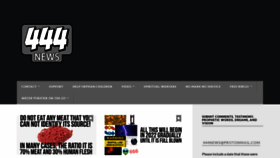 What 444prophecynews.com website looked like in 2022 (2 years ago)