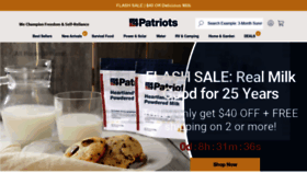 What 4patriots.com website looked like in 2022 (2 years ago)