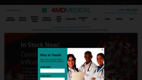 What 4mdmedical.com website looked like in 2022 (2 years ago)