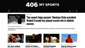 What 406mtsports.com website looked like in 2022 (2 years ago)