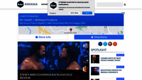 What 411mania.com website looked like in 2022 (2 years ago)
