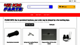 What 45kmparts.nl website looked like in 2022 (1 year ago)