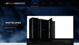 What 4ddataservices.com website looked like in 2022 (1 year ago)