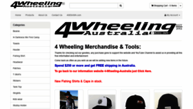 What 4wheeling-merchandise.com.au website looked like in 2022 (1 year ago)