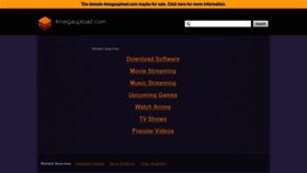 What 4megaupload.com website looked like in 2022 (1 year ago)