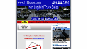 What 419trucks.com website looked like in 2022 (1 year ago)