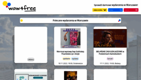 What 4free.waw.pl website looked like in 2022 (2 years ago)