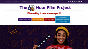 What 48hourfilm.com website looked like in 2022 (1 year ago)
