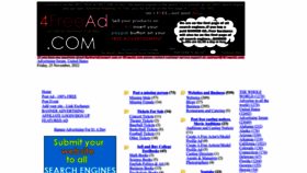What 4freead.com website looked like in 2022 (1 year ago)