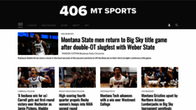 What 406mtsports.com website looked like in 2023 (1 year ago)