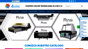 What 4colorplotter.com.mx website looked like in 2023 (This year)