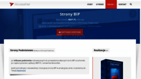 What 4bip.pl website looked like in 2023 (This year)