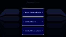 What 4movierulz.com website looked like in 2023 (This year)