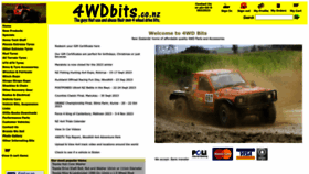 What 4wdbits.co.nz website looked like in 2023 (This year)