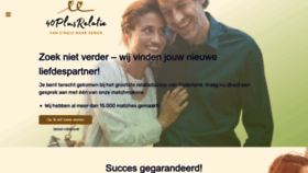 What 40plusrelatie.nl website looks like in 2024 