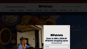 What 4patriots.com website looks like in 2024 