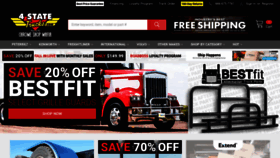 What 4statetrucks.com website looks like in 2024 
