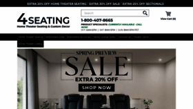 What 4seating.com website looks like in 2024 