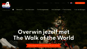 What 4daagse.nl website looks like in 2024 
