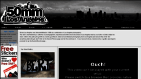 What 50mmlosangeles.com website looked like in 2012 (12 years ago)