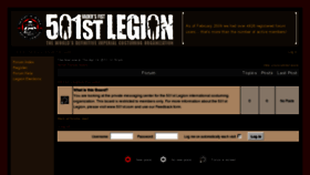 What 501stforums.com website looked like in 2013 (11 years ago)