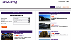 What 5-star-hotels.info website looked like in 2014 (10 years ago)