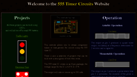 What 555-timer-circuits.uk website looked like in 2015 (9 years ago)