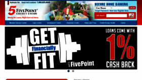 What 5pointcu.com website looked like in 2016 (8 years ago)