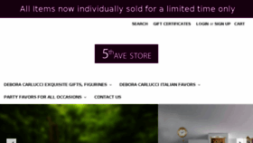 What 5thavestore.com website looked like in 2016 (7 years ago)