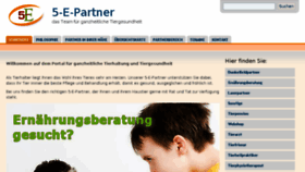 What 5-e-partner.de website looked like in 2016 (7 years ago)