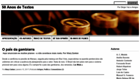 What 50anosdetextos.com.br website looked like in 2017 (7 years ago)