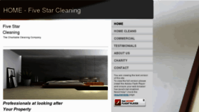What 5starclean.co.uk website looked like in 2017 (7 years ago)