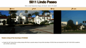 What 5811lindopaseo.com website looked like in 2017 (6 years ago)