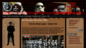 What 501st.de website looked like in 2017 (6 years ago)