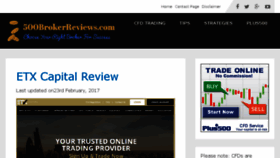 What 500brokerreviews.com website looked like in 2017 (6 years ago)