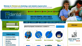 What 55dental.com website looked like in 2017 (6 years ago)