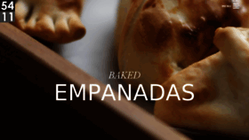 What 5411empanadas.com website looked like in 2017 (6 years ago)